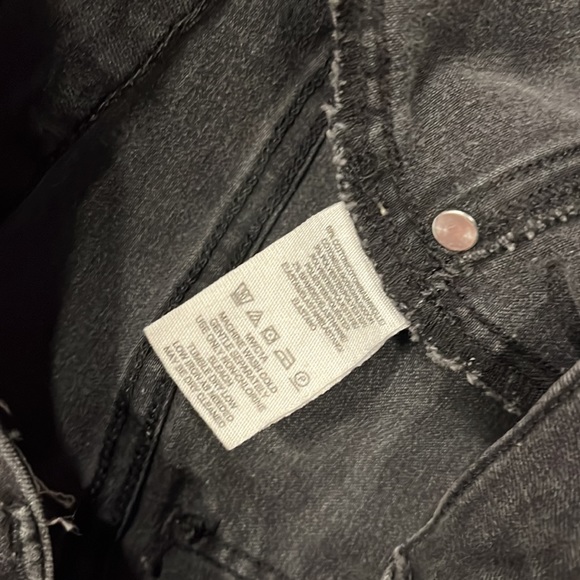 Free People Skinny Black Jeans 9 inch Rise 26R - Picture 9 of 12